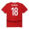 Camiseta de fútbol Austria Romano Schmid 18 Primera Equipación Euro 2024 - Hombre